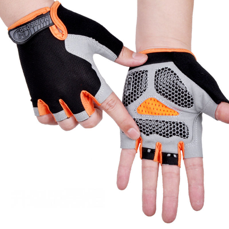 Breathable Short Finger Fitness Cycling Sports Gloves
