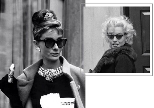 Left: 1961 Hepburn Right: Marilyn Monroe