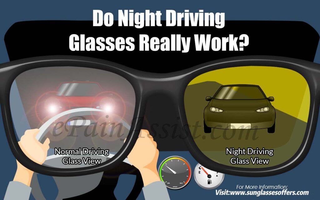 Do night driving-glasses really work